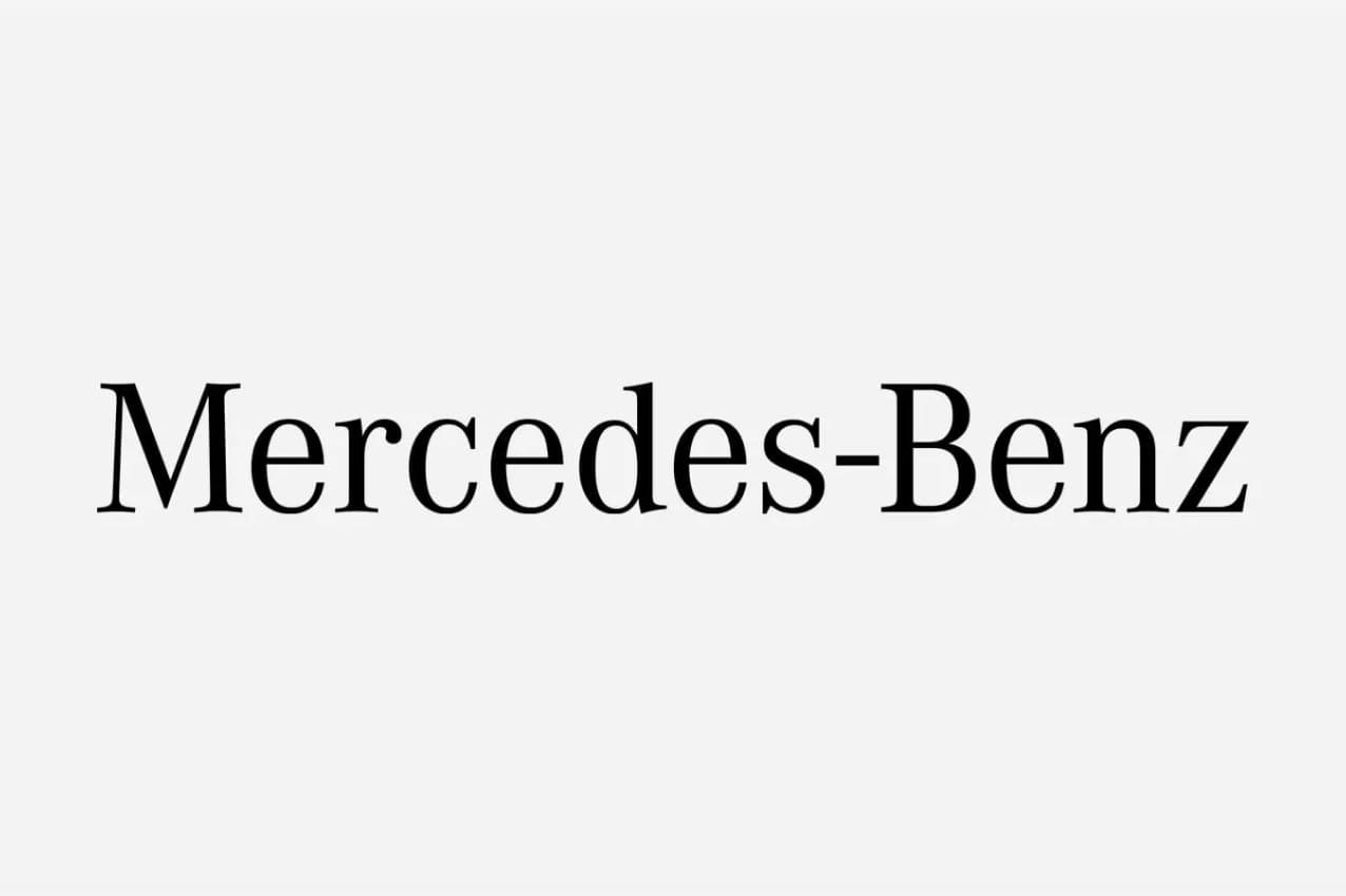The Mercedes-Benz App Header Banner